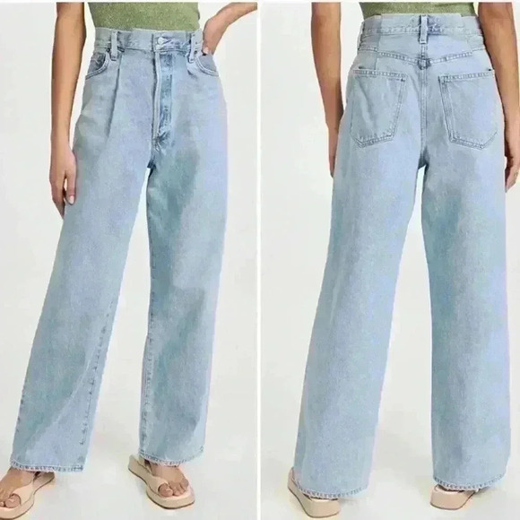 Agolde Dax Upsized Jean In Sideline Size 25 - Picture 1 of 11